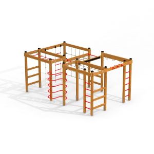 Activity Center wooden playhouse